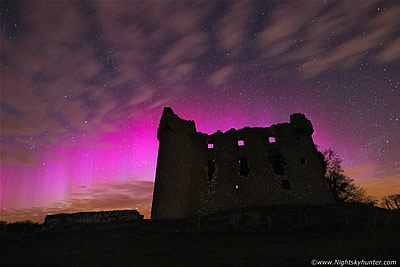 Monea Castle G2 Aurora Display - April 16th 2015